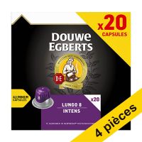 Offre : 4x Douwe Egberts Lungo Intens capsules (20 pièces)
