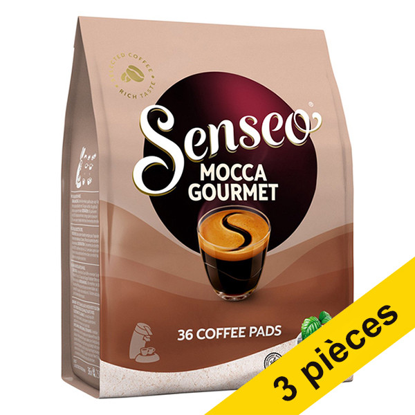Douwe Egberts Senseo Offre : 3x Senseo Mocca Gourmet (36 dosettes)  404262 - 1