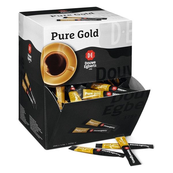 Douwe Egberts sticks Instant Pure Gold (200 pièces)  422013 - 1