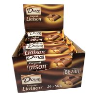 Dove Caramel barre emballage individuel (24 pièces) 56810 423287