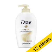 Offre : 12x Dove Silk Cream Wash savon pour les mains (250 ml)