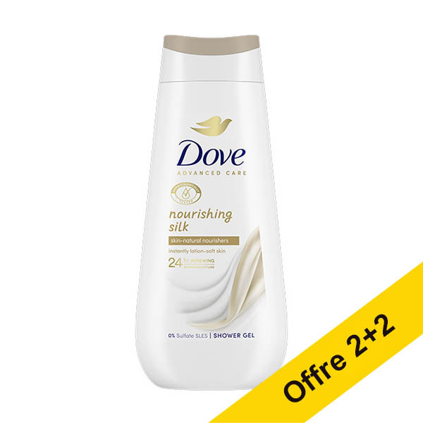 Offre : 4x Dove Advanced Care Nourishing Silk gel douche (225 ml) SDO00717 - 1