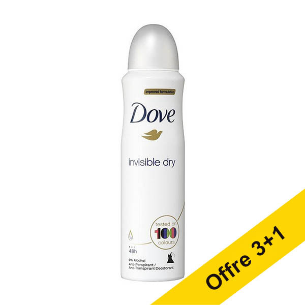 Offre : 4x Dove Invisible Dry déodorant (150 ml) SDO00713 - 1