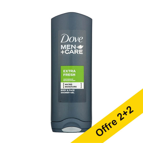 Offre : 4x Dove Men+Care Extra Fresh gel douche (250 ml) SDO00718 - 1