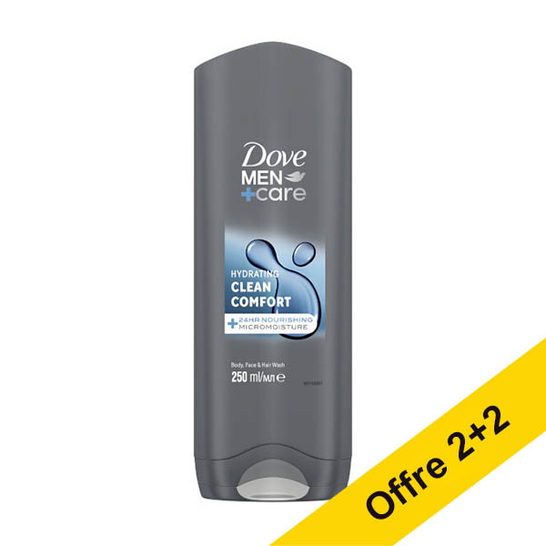 Offre : 4x Dove Men+ Care Comfort gel douche (250 ml) SDO00720 - 2