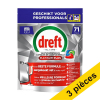Offre : 3x Dreft Professional All-in-One Platinum Plus tablettes lave-vaisselle (71 lavages) SDR08734 - 1