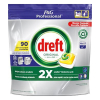 Dreft Professional All-In-One Lemon tablettes lave-vaisselle (90 lavages)