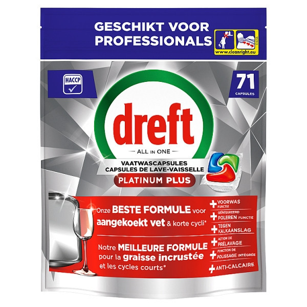 Dreft Professional All-in-One Platinum Plus (71 lavages) SDR08733 - 1