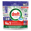 Dreft Professional All-in-One Platinum Regular tablettes pour lave-vaisselle (75 cycles de lave-vaisselle)  SDR06141