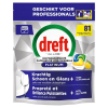 Dreft Professional multifonction Platinum Citron tablettes pour lave-vaisselle (81 lavages) SDR08731 - 1