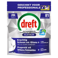 Dreft Professional multifonction Platinum tablettes pour lave-vaisselle (81 lavages) SDR08729