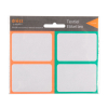 Dresz étiquettes de couverture de livre (8 pièces) - corail/turquoise