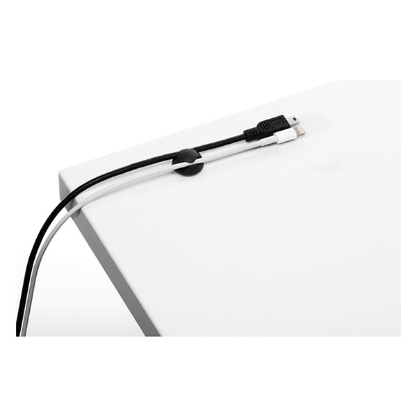 Durable Cavoline clip 2 range-câbles (6 pièces) - graphite 5038-37 310165 - 2