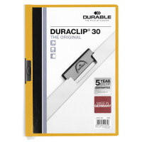 Durable Duraclip chemise à clip A4 pour 30 feuilles - orange 220009 310136