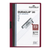 Durable Duraclip chemise à clip A4 pour 30 feuilles - rouge foncé