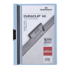 Durable Duraclip chemise à clip A4 pour 60 feuilles - bleu