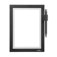 Durable Duraframe NOTE cadre d'affichage A5 autocollant - noir 499401 310195