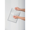 Durable Duraframe Sun cadre d'affichage A4 auto-adhésif (2 pièces) - argent