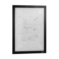 Durable Duraframe WALLPAPER cadre d'affichage A4 autocollant - noir 484301 310213