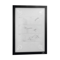 Durable Duraframe WALLPAPER cadre d'affichage A4 autocollant (1 pièce) - noir 484301 310213