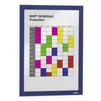 Durable Duraframe cadre d'affichage A4 auto-adhésif (2 pièces) - bleu 487207 310017