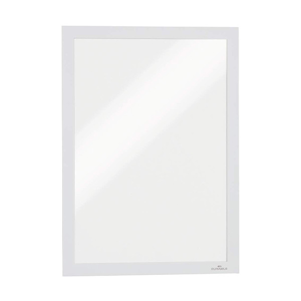 Durable Duraframe cadre d'affichage A4 autocollant (2 pièces) - blanc 487202 310204 - 1