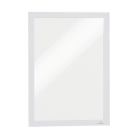 Durable Duraframe cadre d'affichage A4 autocollant (2 pièces) - blanc 487202 310204