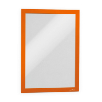Durable Duraframe cadre d'affichage A4 autocollant (2 pièces) - orange 487209 310201