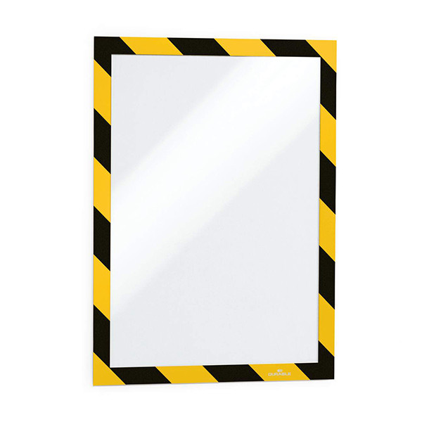 Durable Duraframe cadre d'affichage adhésif A4 (2 pièces) - noir/jaune 4944130 310241 - 1