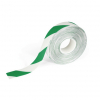 Durable Duraline ruban de marquage au sol auto-adhésif 30 mètres - vert/blanc 1726131 310059