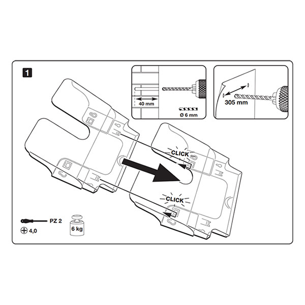 Durable Flexiplus porte-brochures mural  A4 1700014061 310135 - 2