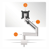 Durable Pro bras d'écran pour 1 écran (avec pince) - argent 508323 310265 - 6