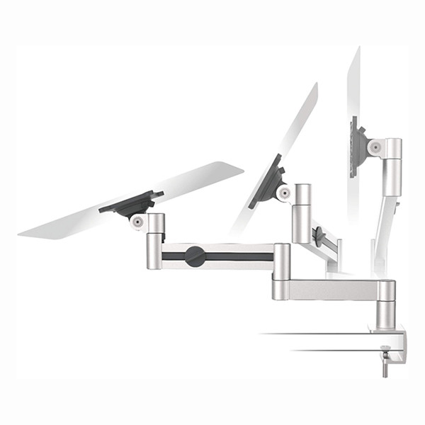 Durable Pro bras d'écran pour 1 écran (avec pince) - argent 310265 - 7