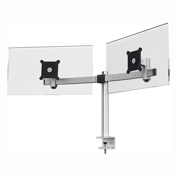 Durable Pro bras d'écran pour 2 écrans (avec pince) - argent 508523 310266 - 1