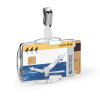 Durable RFID Secure porte-badge duo avec clip 87 x 54 mm (10 pièces)
