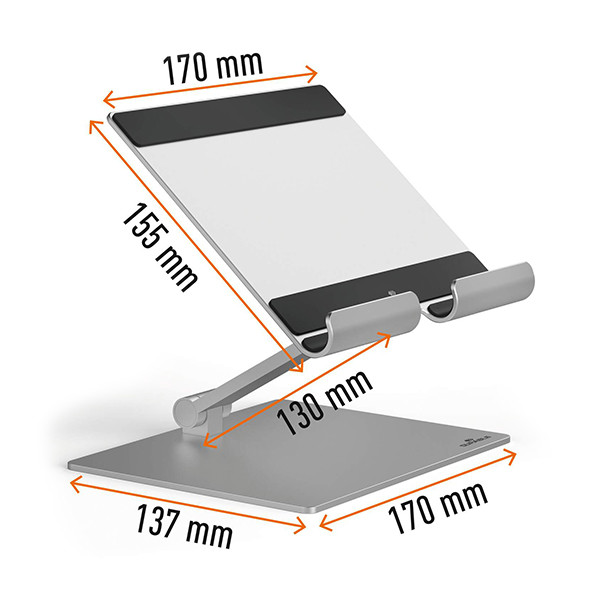 Durable Rise support pour tablette - argent 894023 310199 - 3