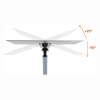 Durable Select Plus bras d'écran pour 1 écran (avec pince et oeillet) - argent 509623 310267 - 5