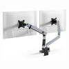 Durable Select Plus bras d'écran pour 2 écrans (avec pince et oeillet) - argent 509723 310268 - 7