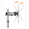 Durable Select bras d'écran pour 2 écrans (avec pince et oeillet) - argent 509523 310270 - 4