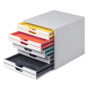 Durable Varicolor module de classement (10 tiroirs) - blanc/coloré 763027 310159 - 4