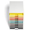 Durable Varicolor module de classement (10 tiroirs) - blanc/coloré 763027 310159 - 6
