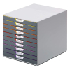 Durable Varicolor module de classement (10 tiroirs) - multicolore 761027 310125 - 3