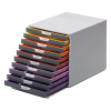 Durable Varicolor module de classement (10 tiroirs) - multicolore 761027 310125 - 5