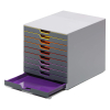 Durable Varicolor module de classement (10 tiroirs) - multicolore 761027 310125 - 6
