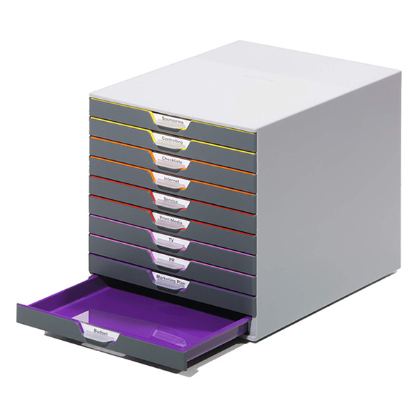 Durable Varicolor module de classement (10 tiroirs) - multicolore 761027 310125 - 7