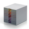 Durable Varicolor module de classement (10 tiroirs) - multicolore 761027 310125 - 1