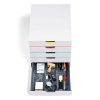 Durable Varicolor module de classement (5 tiroirs) - blanc/coloré 762527 310158 - 3