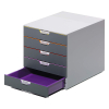 Durable Varicolor module de classement (5 tiroirs) - gris/coloré 760527 310156 - 6