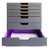Durable Varicolor module de classement (7 tiroirs) - gris/coloré 760727 310157 - 8