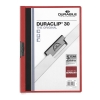 Durable chemise à clip A4 pour 30 feuilles - rouge